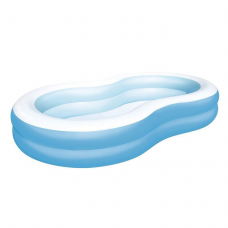 Дитячий надувний басейн Bestway 54117, блакитний, 262 х 157 х 46 см