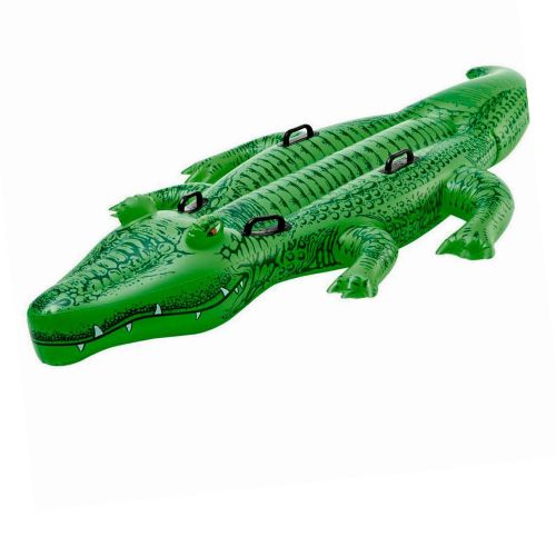 Детский надувной плотик для катания Intex 58562 «Крокодил», 203 х 114 см