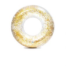Надувной круг Intex 56274 «Золотой блеск», 107 см, золотой